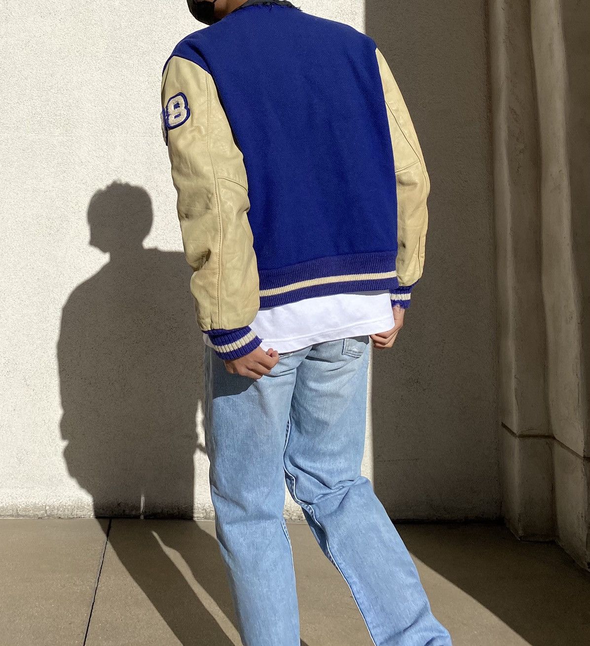 Vintage Vintage Varsity Jacket Blue Size US M / EU 48-50 / 2 - 8 Thumbnail