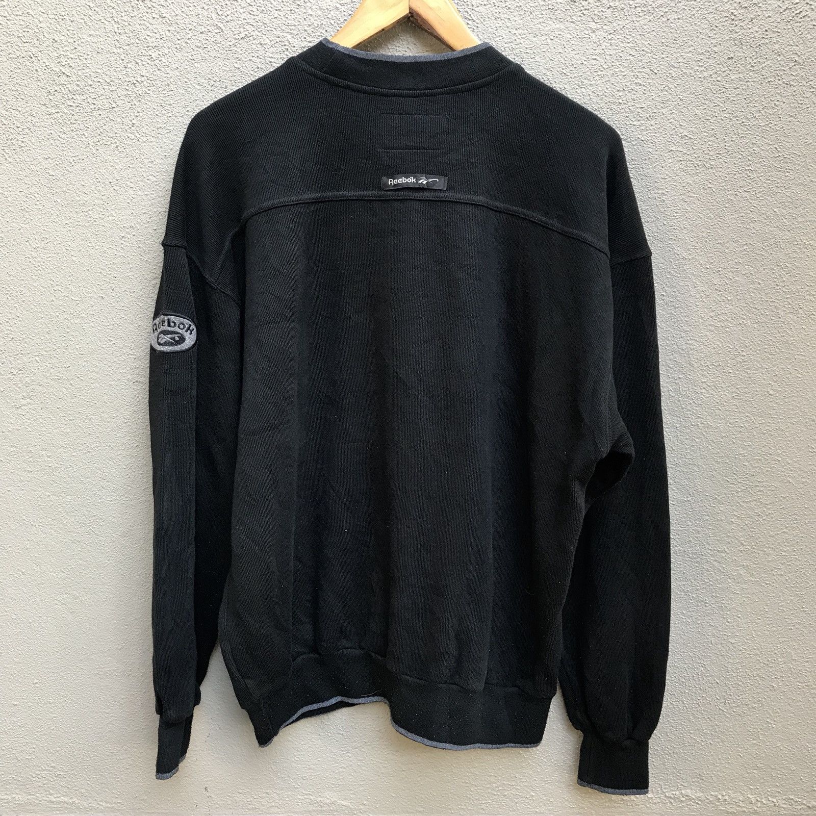 Reebok Vintage 90s REEBOK Biglogo Embroidered Sweatshirt Size US M / EU 48-50 / 2 - 4 Thumbnail