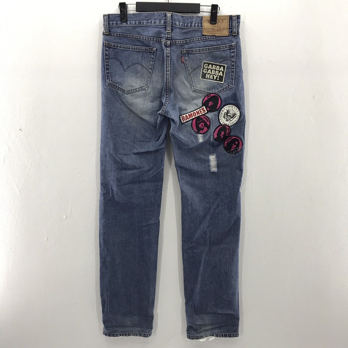 Hysteric Glamour Rare HYSTERIC GLAMOUR x Ramones band JEANS | Grailed