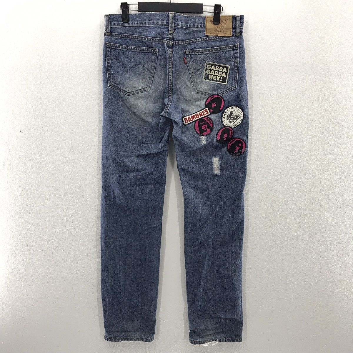 HYSTERIC GLAMOUR×RAMONES studs denim s Hysteric Glamour Hysteric Glamour Ramones Denim | Grailed