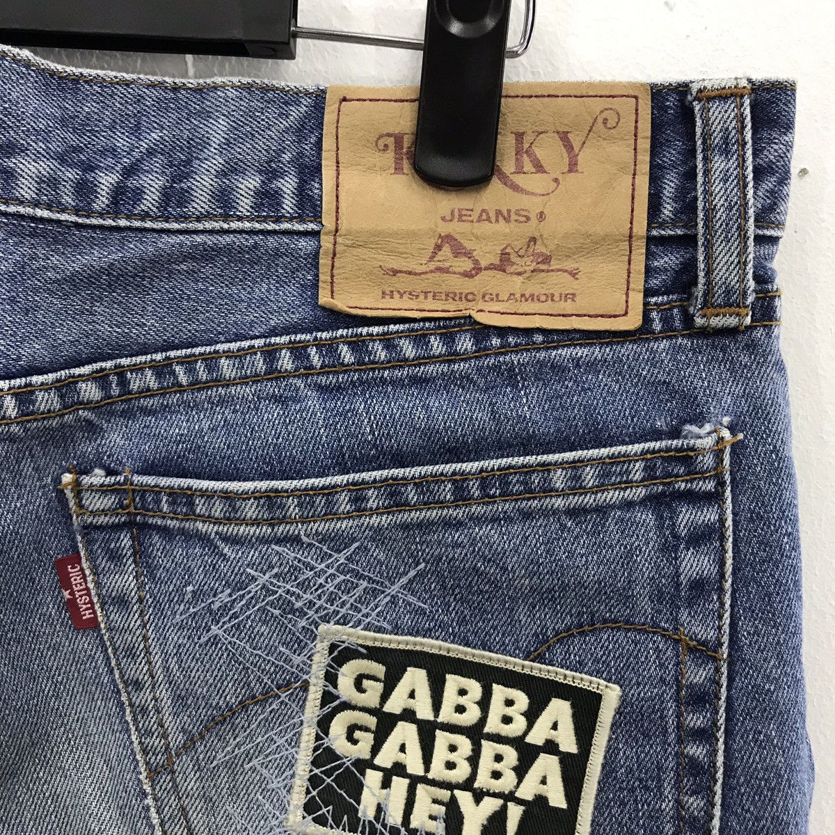 Hysteric Glamour Rare HYSTERIC GLAMOUR x Ramones band JEANS Size US 31 - 5 Thumbnail