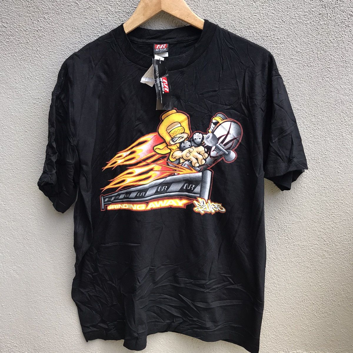 Vintage Vintage NO RULES skateboard tee old skate Size US L / EU 52-54 / 3 - 2 Thumbnail