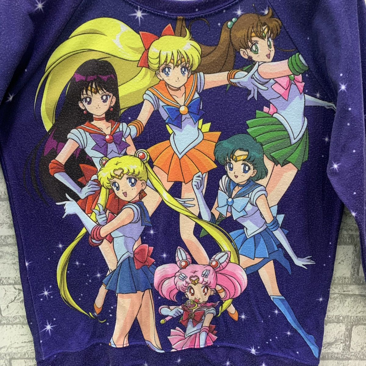 Anime RARE Sailor Moon Japanese Manga Series Sweatshirts Size US S / EU 44-46 / 1 - 4 Thumbnail