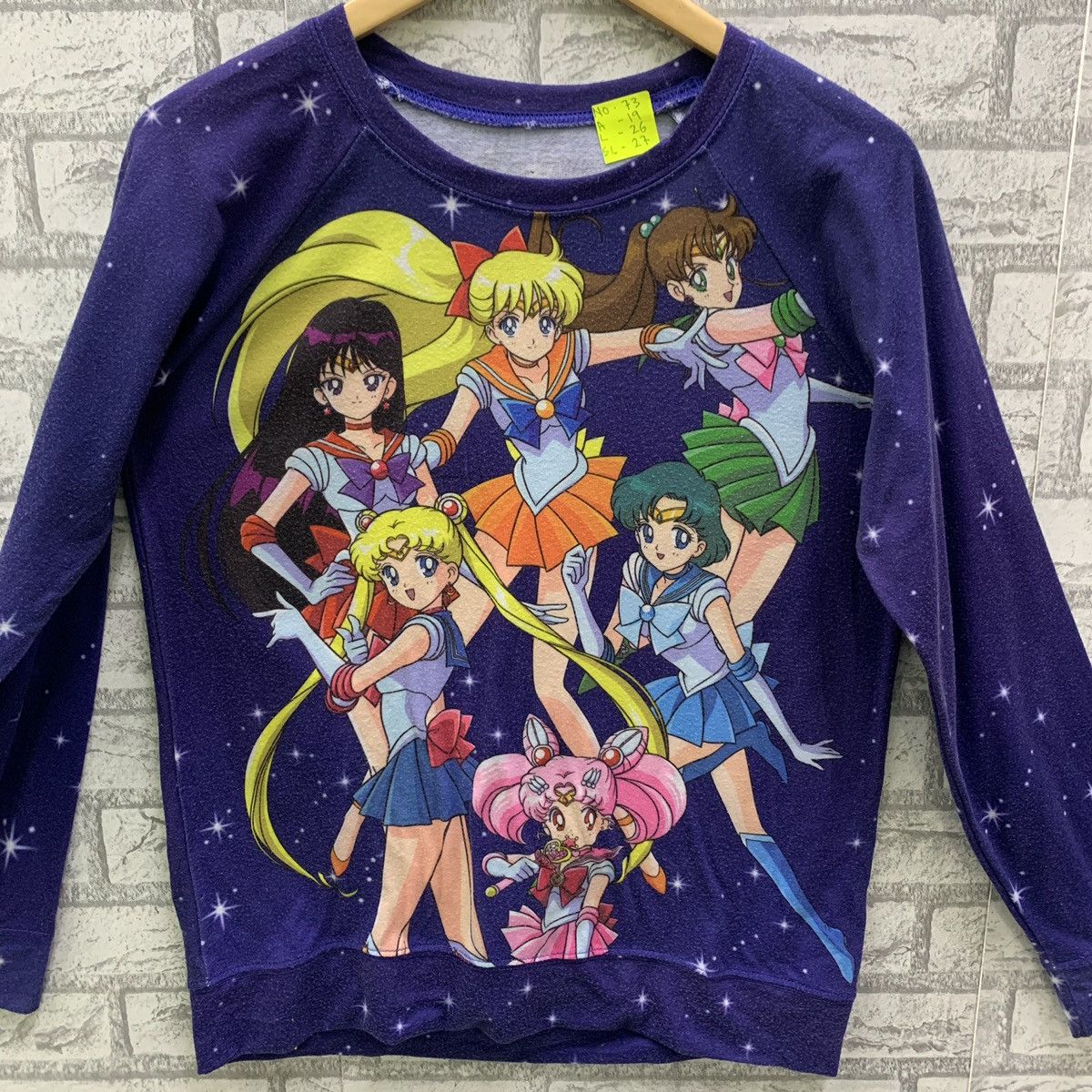 Anime RARE Sailor Moon Japanese Manga Series Sweatshirts Size US S / EU 44-46 / 1 - 3 Thumbnail