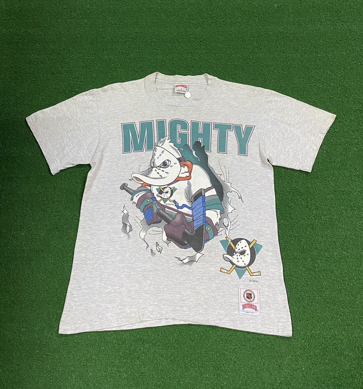 🔥VINTAGE NHL MIGHTY DUKS T SHIRT #SKU-A707 DP