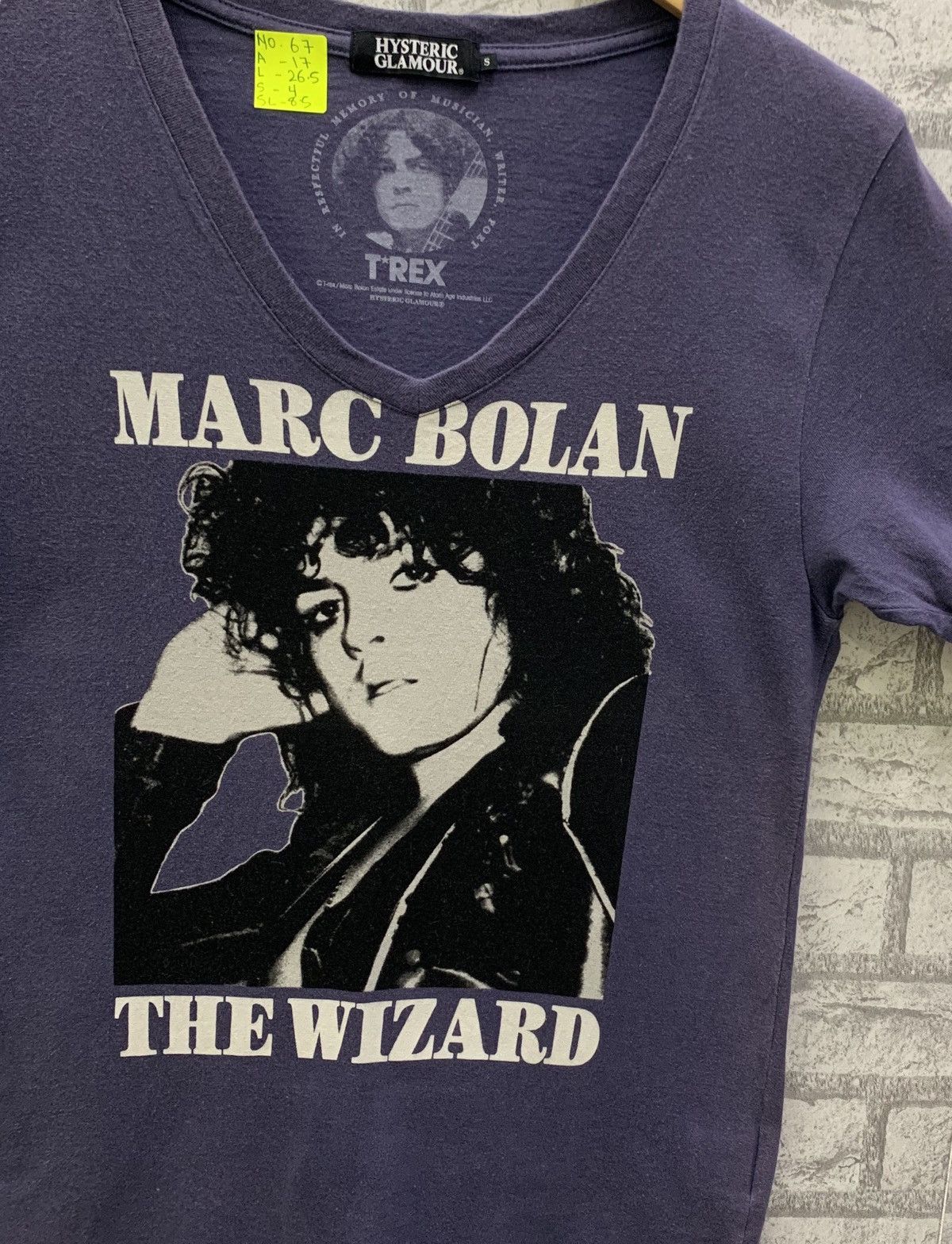 Hysteric Glamour RARE Hysteric Glamour X T Rex Marc Bolan The Wizard T-shirts Size US S / EU 44-46 / 1 - 4 Thumbnail