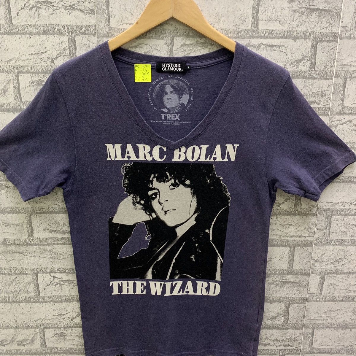 Hysteric Glamour RARE Hysteric Glamour X T Rex Marc Bolan The Wizard T-shirts Size US S / EU 44-46 / 1 - 3 Thumbnail