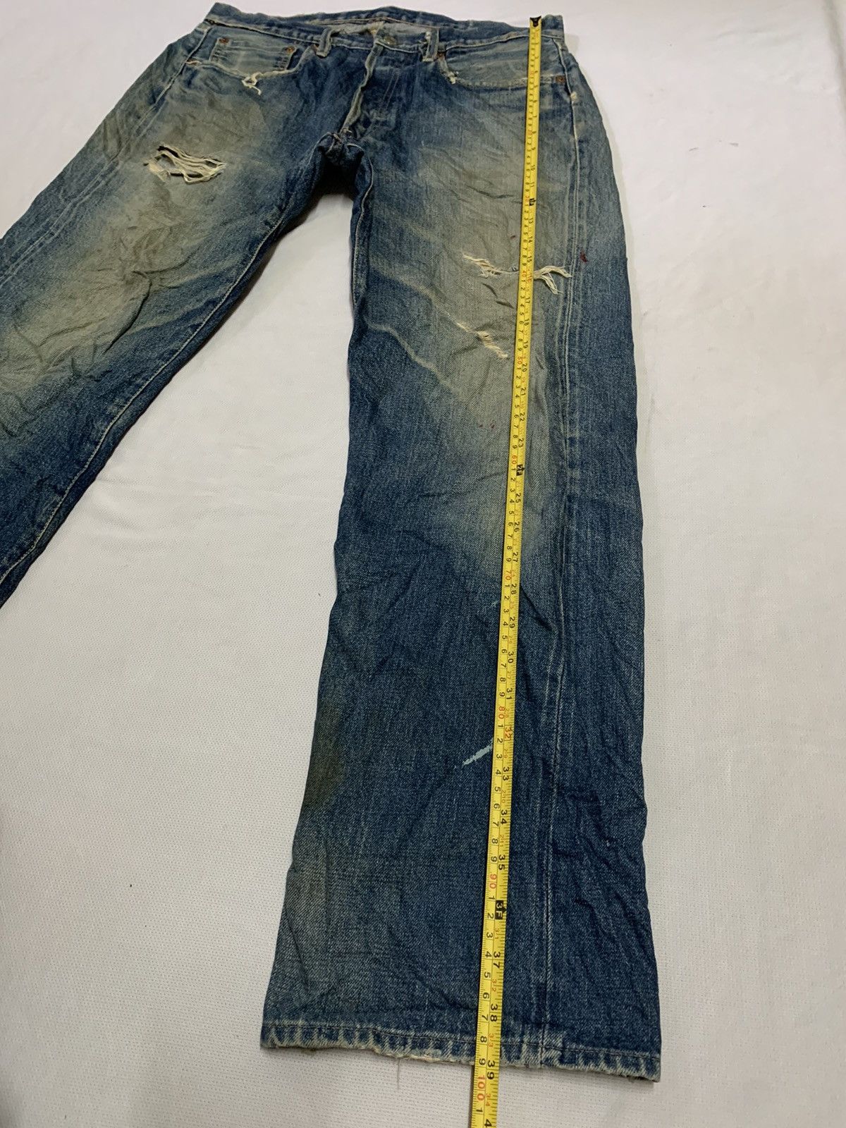 Vintage Vintage Iron Heart Selvedge jeans Size US 32 / EU 48 - 16 Thumbnail