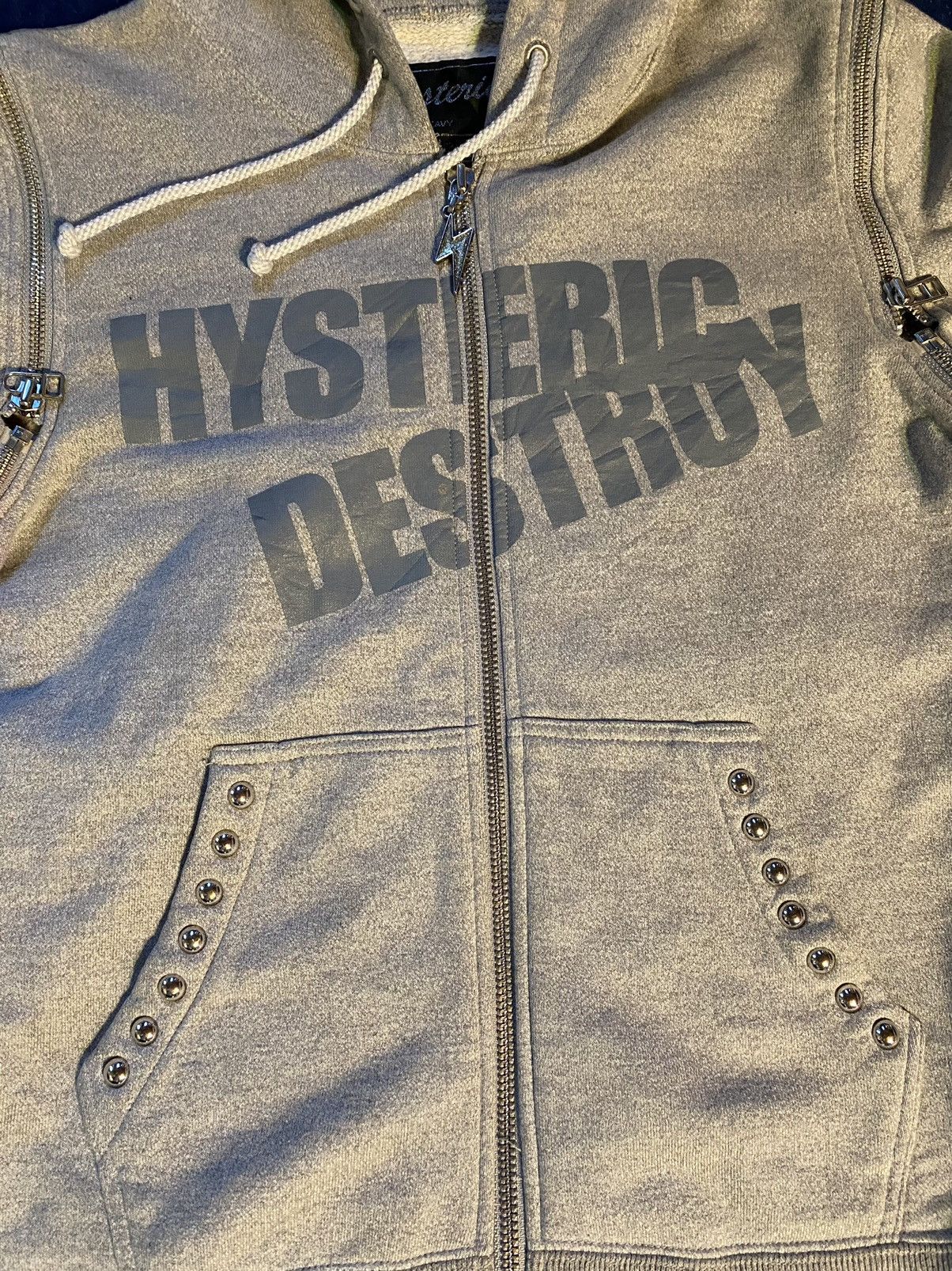Hysteric Glamour 🐎 Destroy All Monsters Zip Hoodie | Grailed