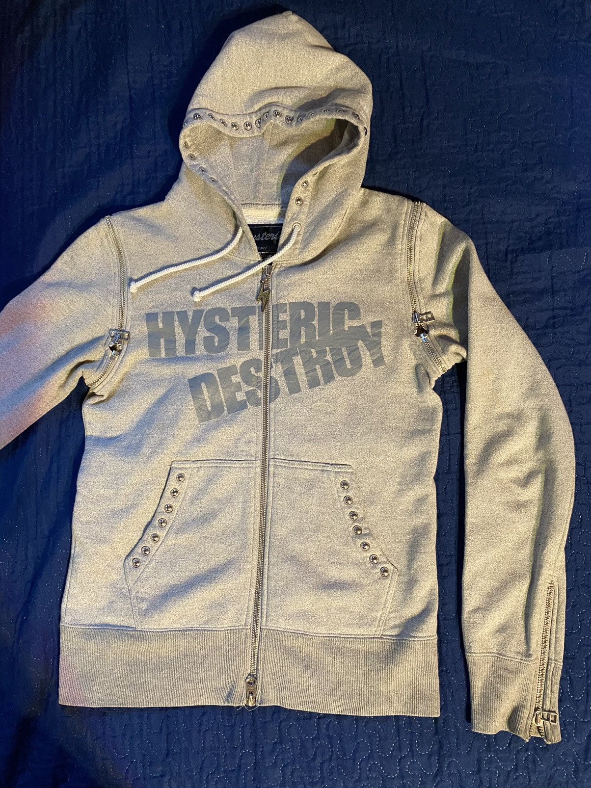 Hysteric Glamour Hysteric Glamour 'Destroy' Zip-Up | Grailed