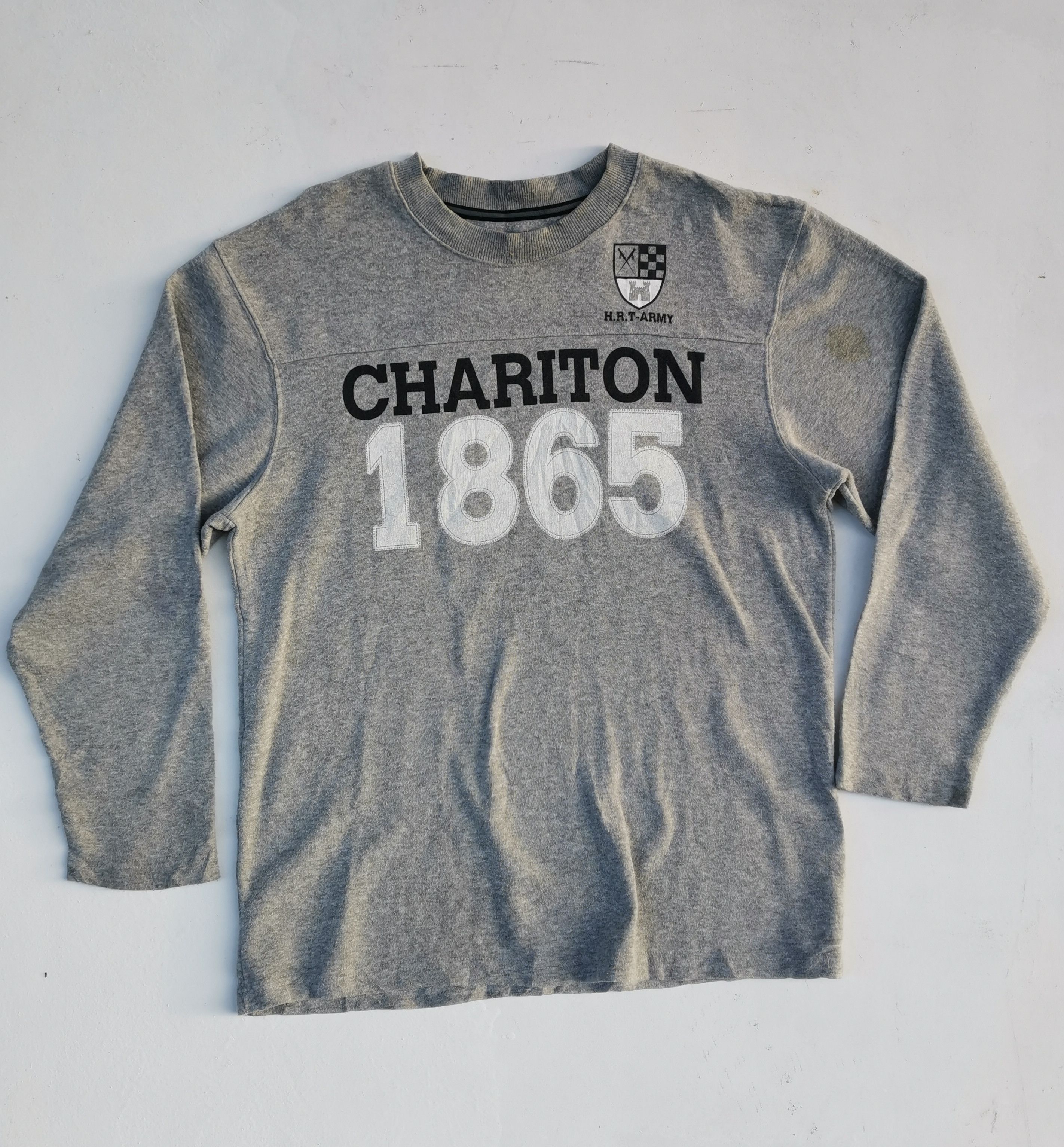 Japanese Brand Vintage Chariton 1865 Big Logo Sweatshirt Size US L / EU 52-54 / 3 - 1 Thumbnail