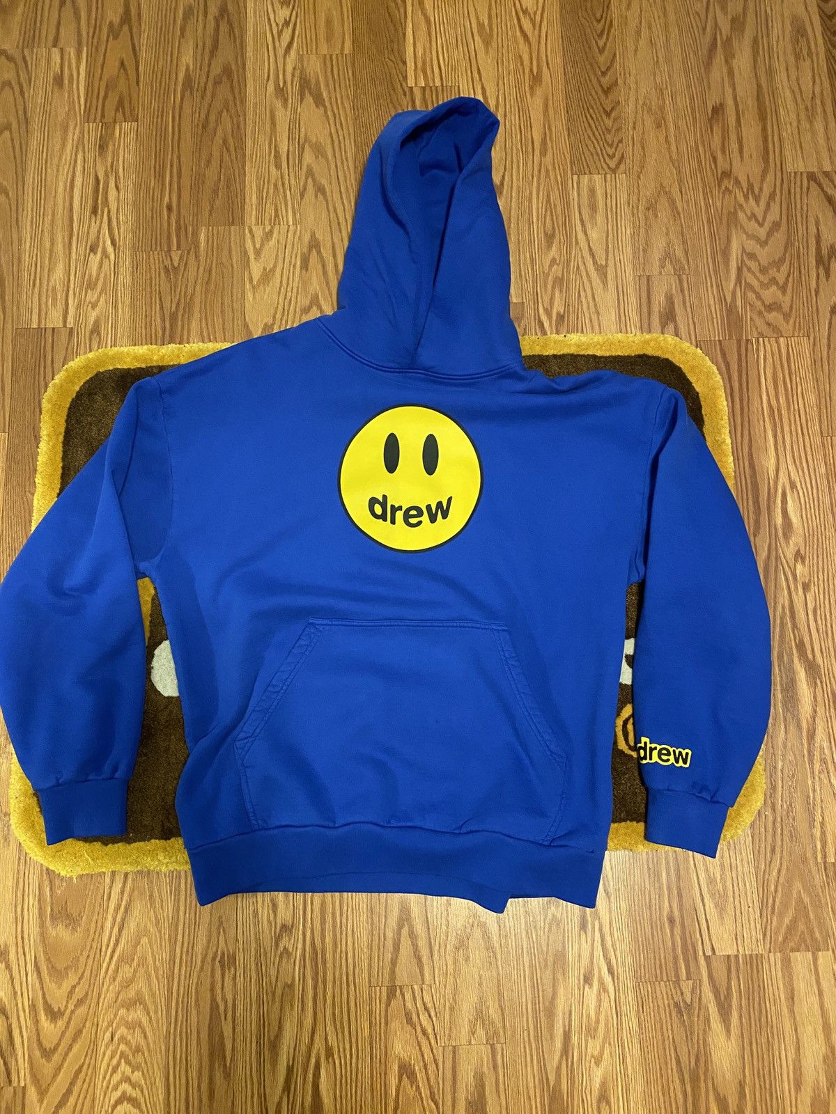 Drew House × Justin Bieber Drew House Smile Mascot Hoodie Royal 