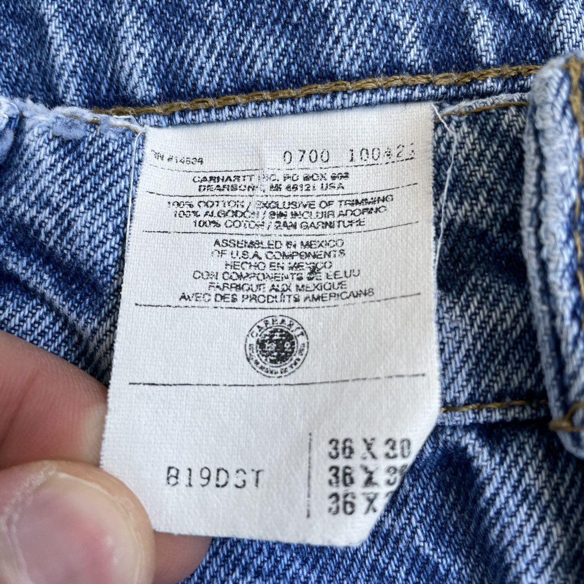 Vintage Vintage Carhartt Denim Jeans Size US 34 / EU 50 - 5 Preview