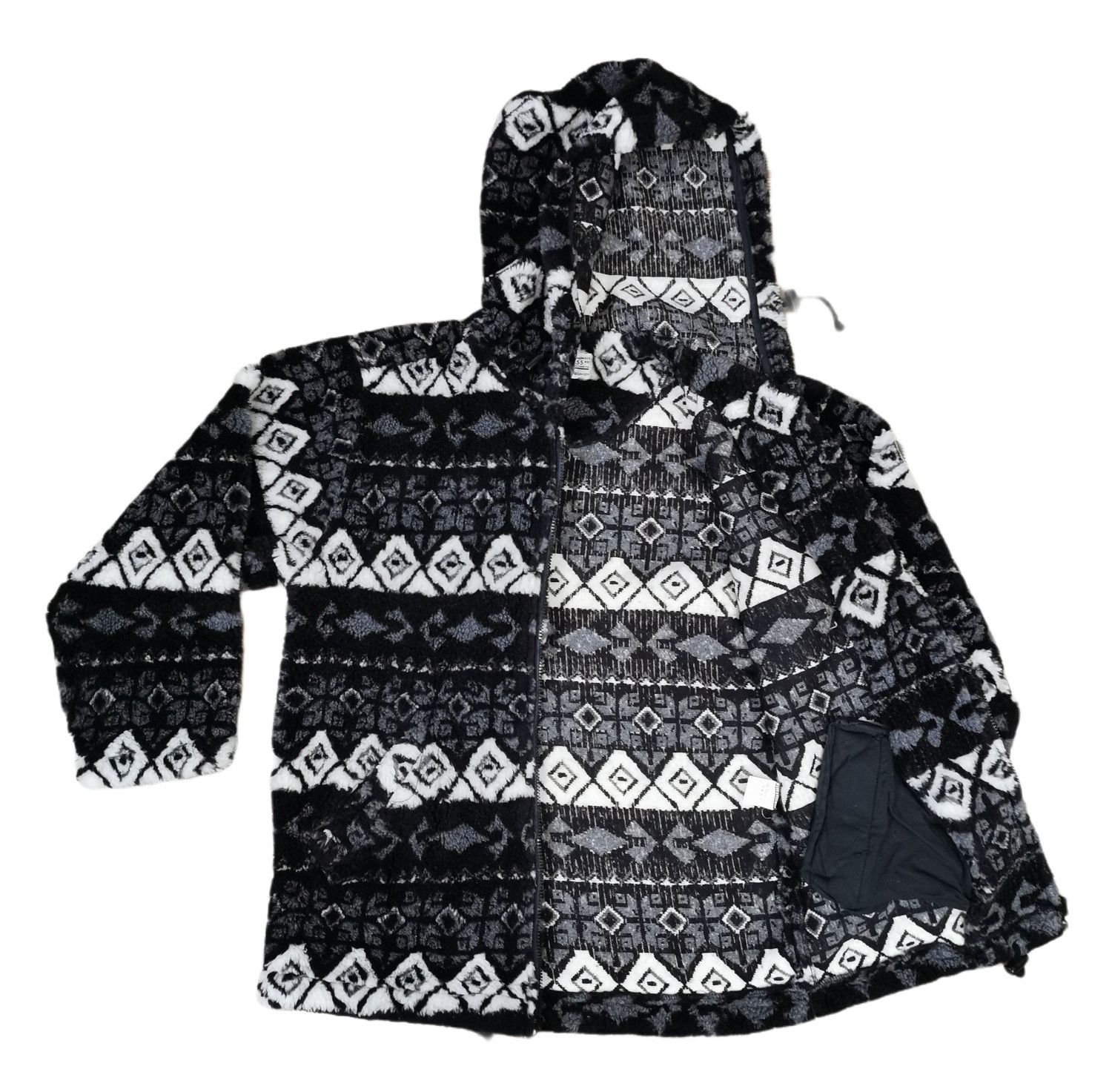 Japanese Brand C.Boy Navajo Sherpa Hoodie Heavy Jacket Size US M / EU 48-50 / 2 - 6 Thumbnail