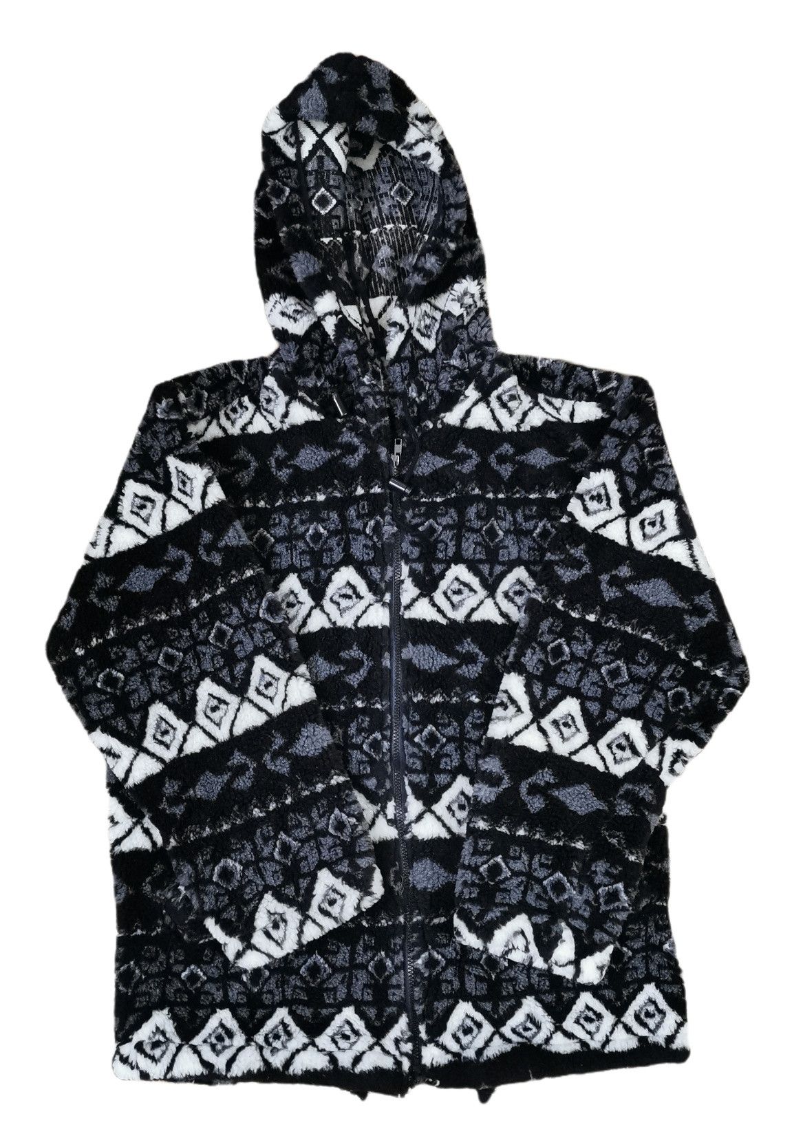 Japanese Brand C.Boy Navajo Sherpa Hoodie Heavy Jacket Size US M / EU 48-50 / 2 - 3 Thumbnail
