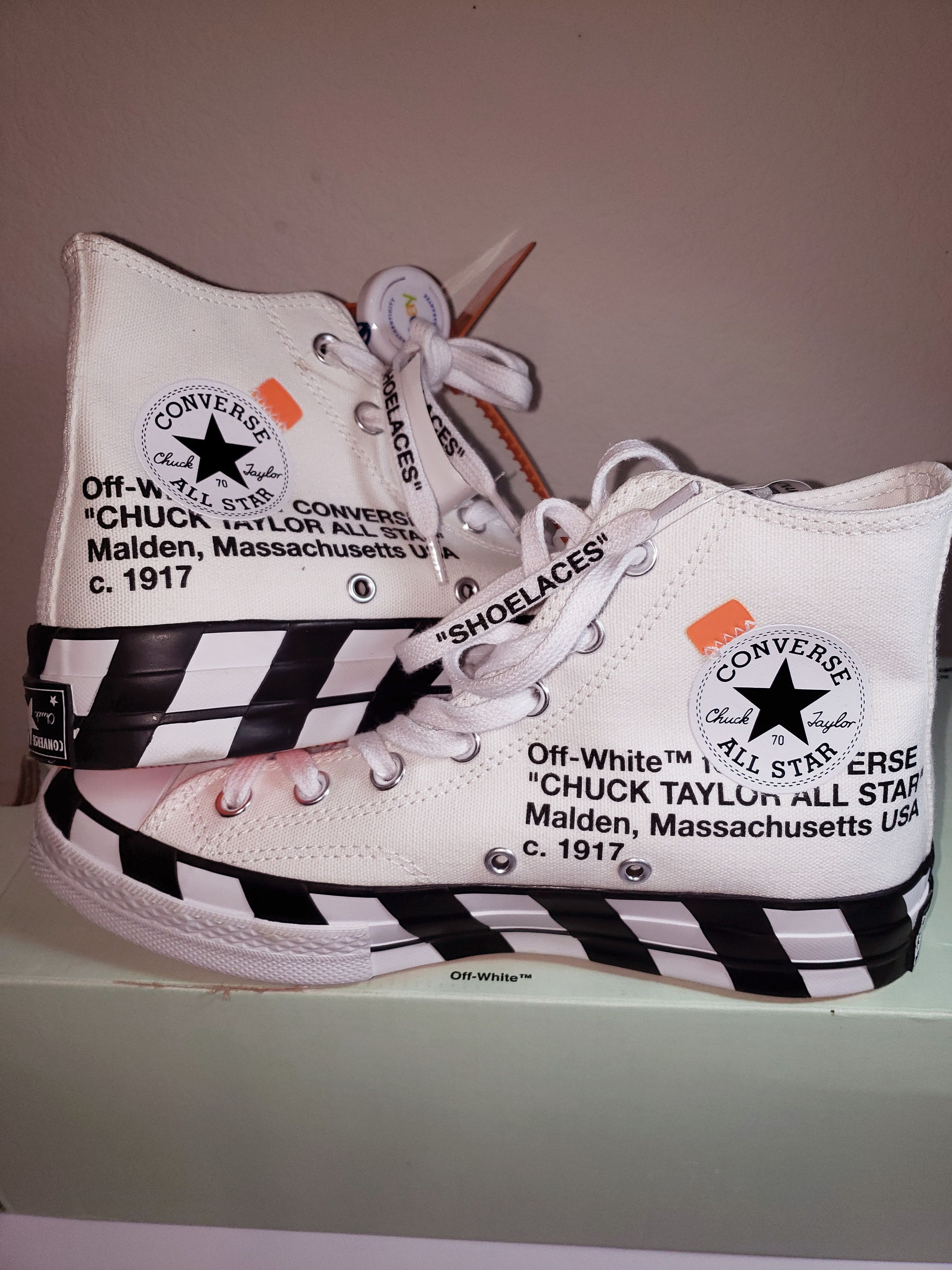 Converse Off White Off white Converse chuck taylor Grailed