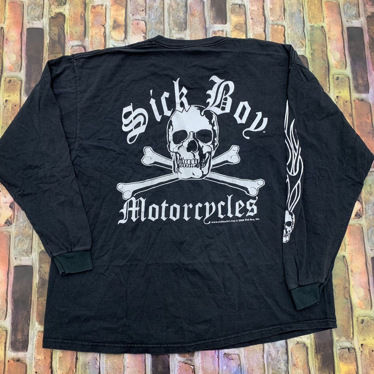 Delta × Vintage Vintage Sick Boy Motorcycles long sleeve | Grailed