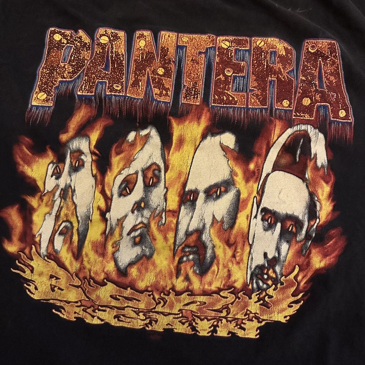 Band Tees × Other × Vintage Vintage 1995 Pantera “Born again with snake eyes”  Band Tee | Grailed