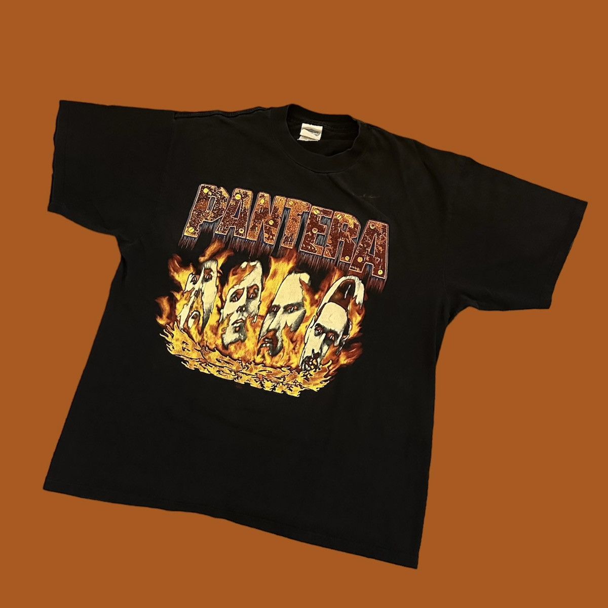 Band Tees × Other × Vintage Vintage 1995 Pantera “Born again with snake eyes”  Band Tee | Grailed