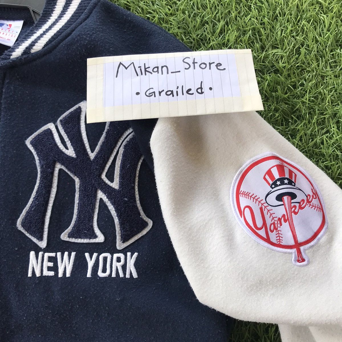 New York Yankees × Vintage Vintage New York Yankees Varsity Size US L / EU 52-54 / 3 - 3 Thumbnail