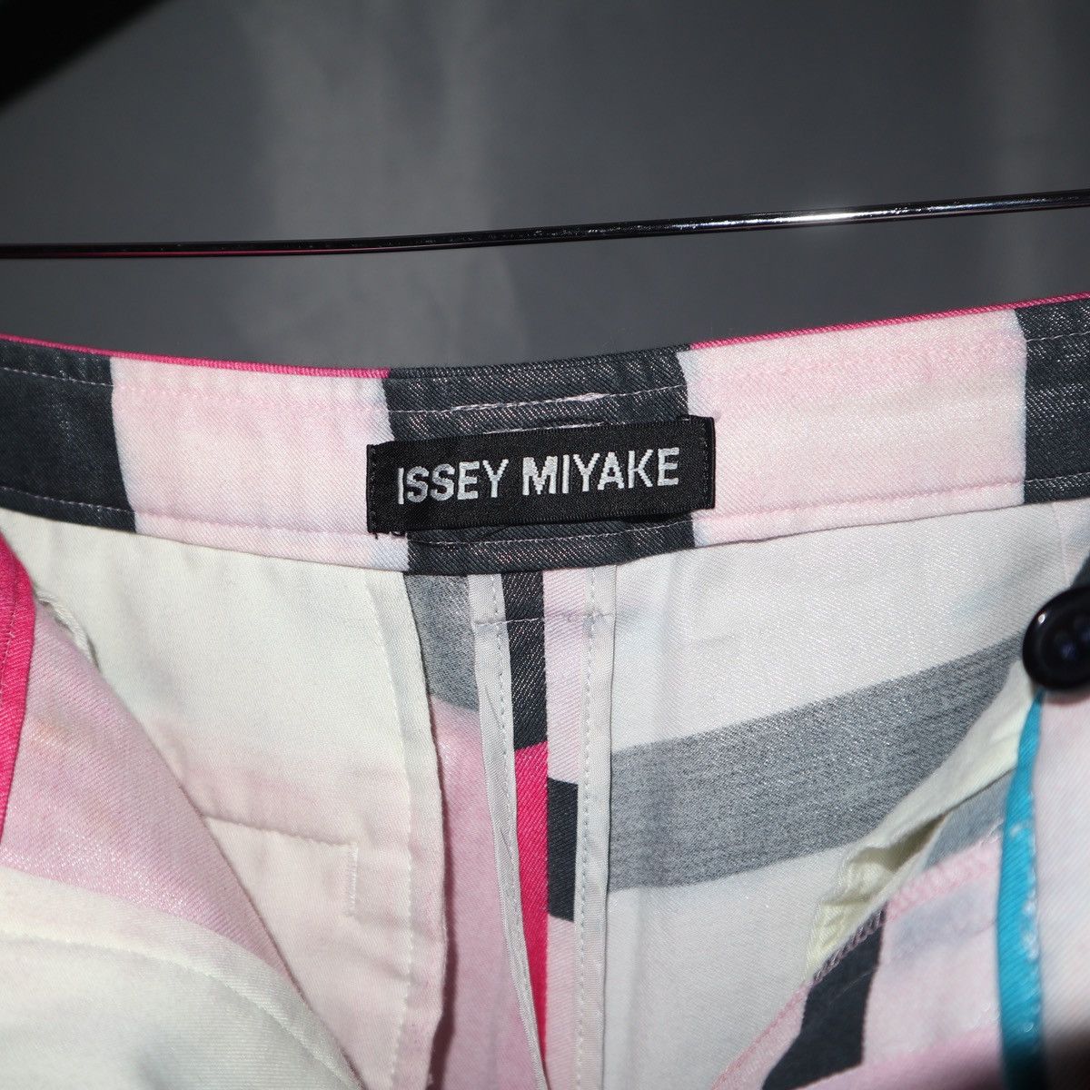 Issey Miyake SS2002 ISSEY MIYAKE Multi Color Stripes Pants Size US 29 - 4 Thumbnail