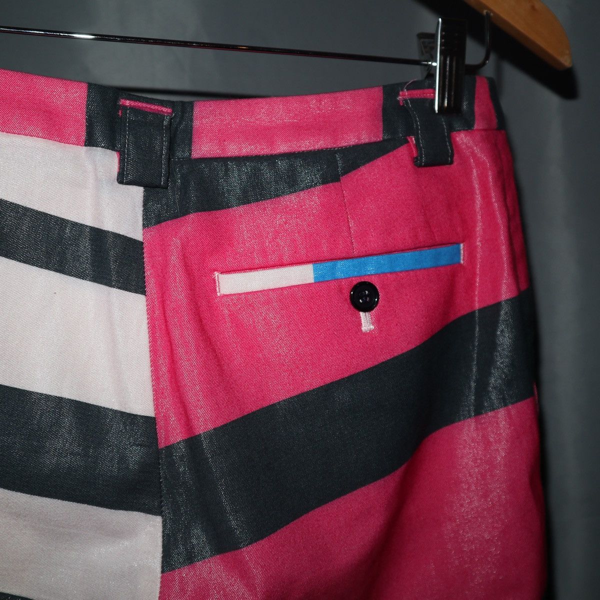 Issey Miyake SS2002 ISSEY MIYAKE Multi Color Stripes Pants Size US 29 - 3 Thumbnail