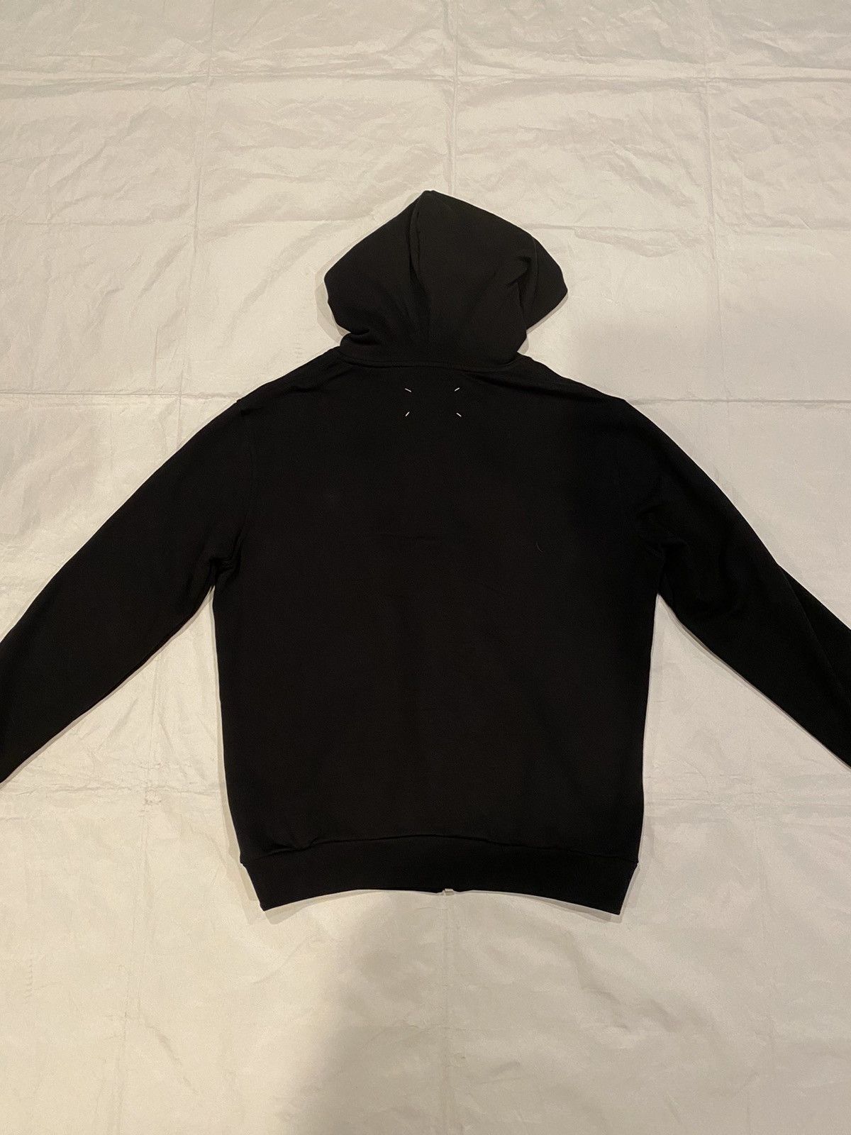 Maison Margiela Grey Gauge Half-Cardigan Zip-Up Sweater Maison Margiela