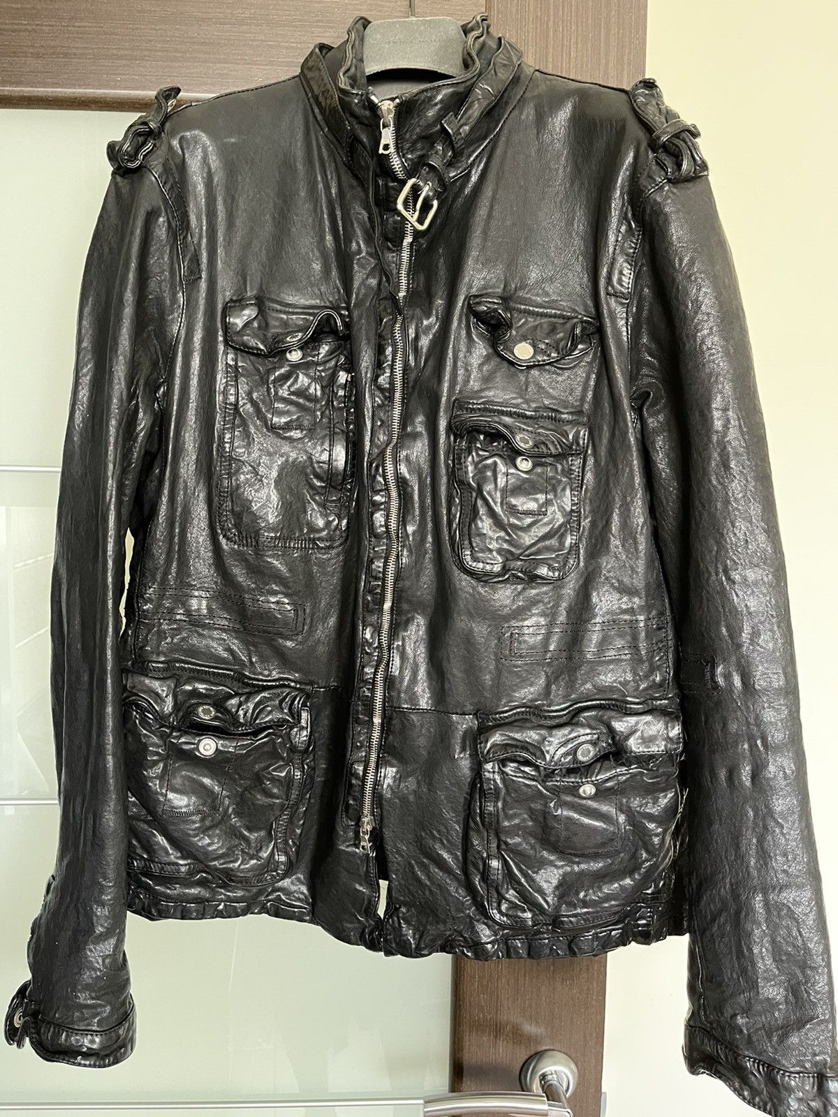 Neil Barrett Neil Barrett very rare Buffalo leather M-65 jacket