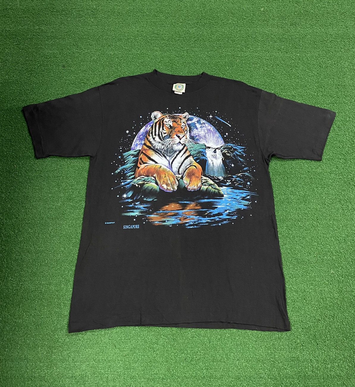 VINTAGE TIGER HABITAT T SHIRT #SKU-A726 DP