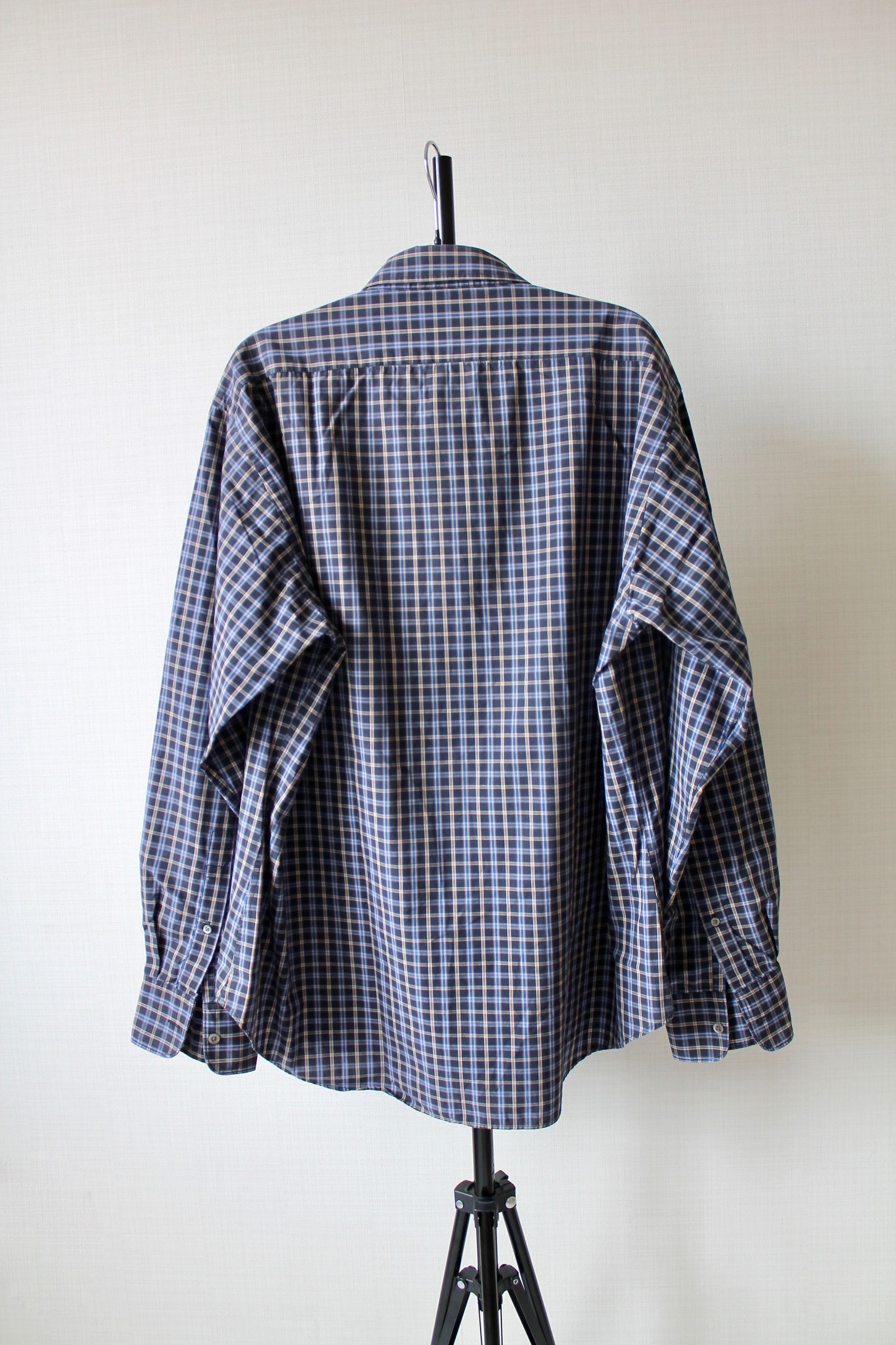 Vintage Yves Saint Laurent YSL Jeans Vintage checkered shirt L/S Size US XL / EU 56 / 4 - 5 Thumbnail