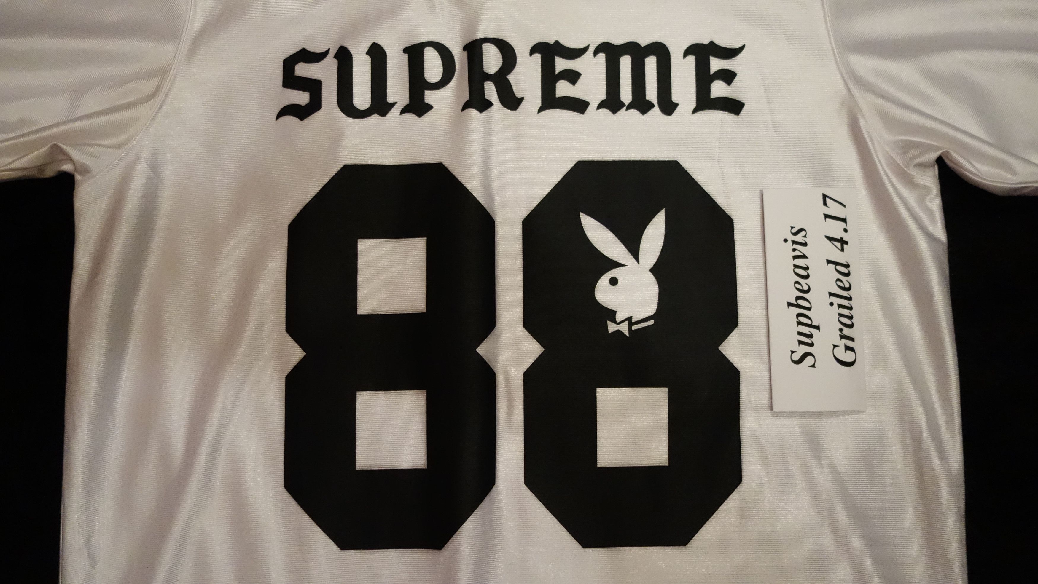 Supreme Supreme x Playboy 88 Football Jersey | Grailed