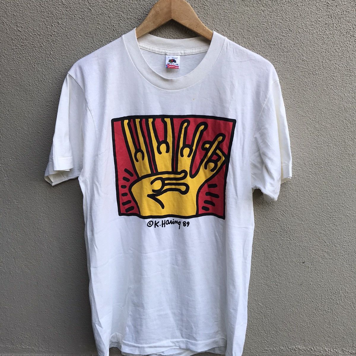 Keith Haring Vintage rare 90s KEITH HARING art tee Size US L / EU 52-54 / 3 - 2 Thumbnail