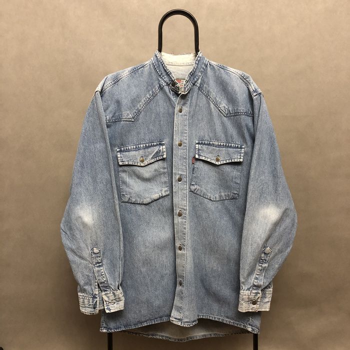 Men's Vintage Levis Denim Shirt S/M