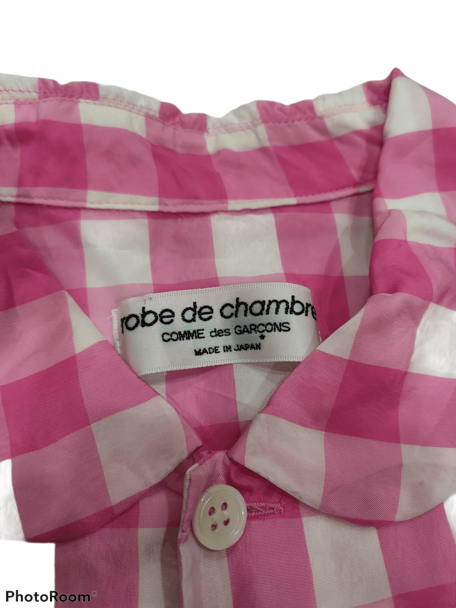 Comme des Garcons ROBE DE CHAMBRE CDG CHECKERS TOP SHIRT Size US XS / EU 42 / 0 - 3 Thumbnail