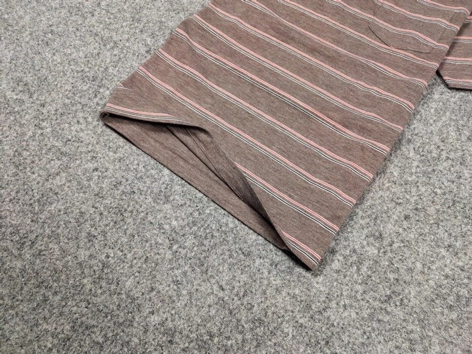 Tete Homme Vintage 90s Tete Homme striped polo shirt japanese brand Size US L / EU 52-54 / 3 - 4 Thumbnail