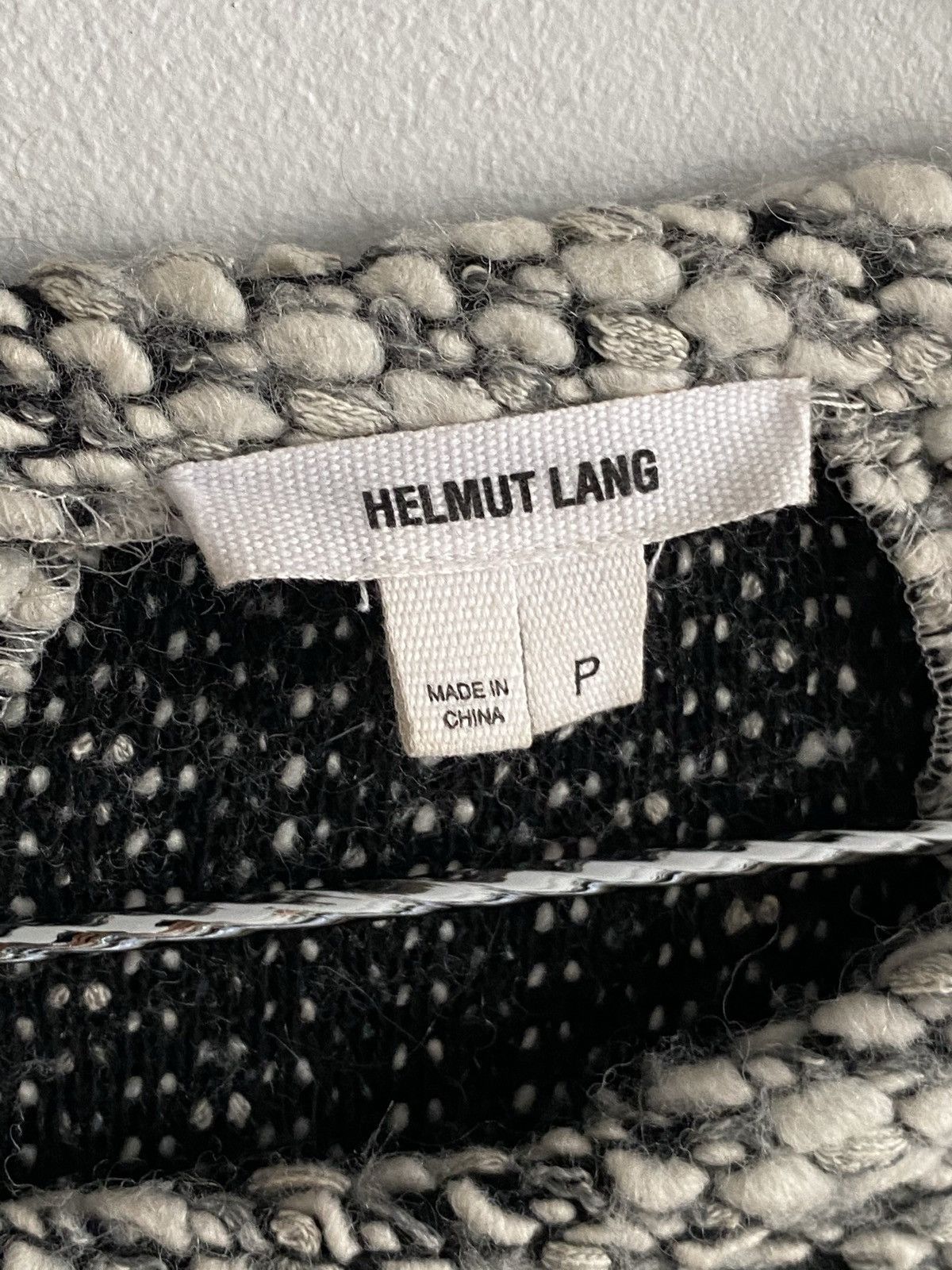Helmut Lang Black White knit Size US M / EU 48-50 / 2 - 3 Thumbnail