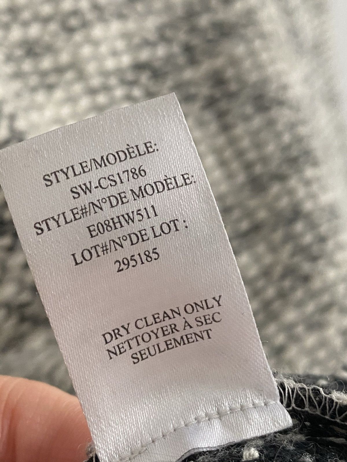 Helmut Lang Black White knit Size US M / EU 48-50 / 2 - 6 Thumbnail