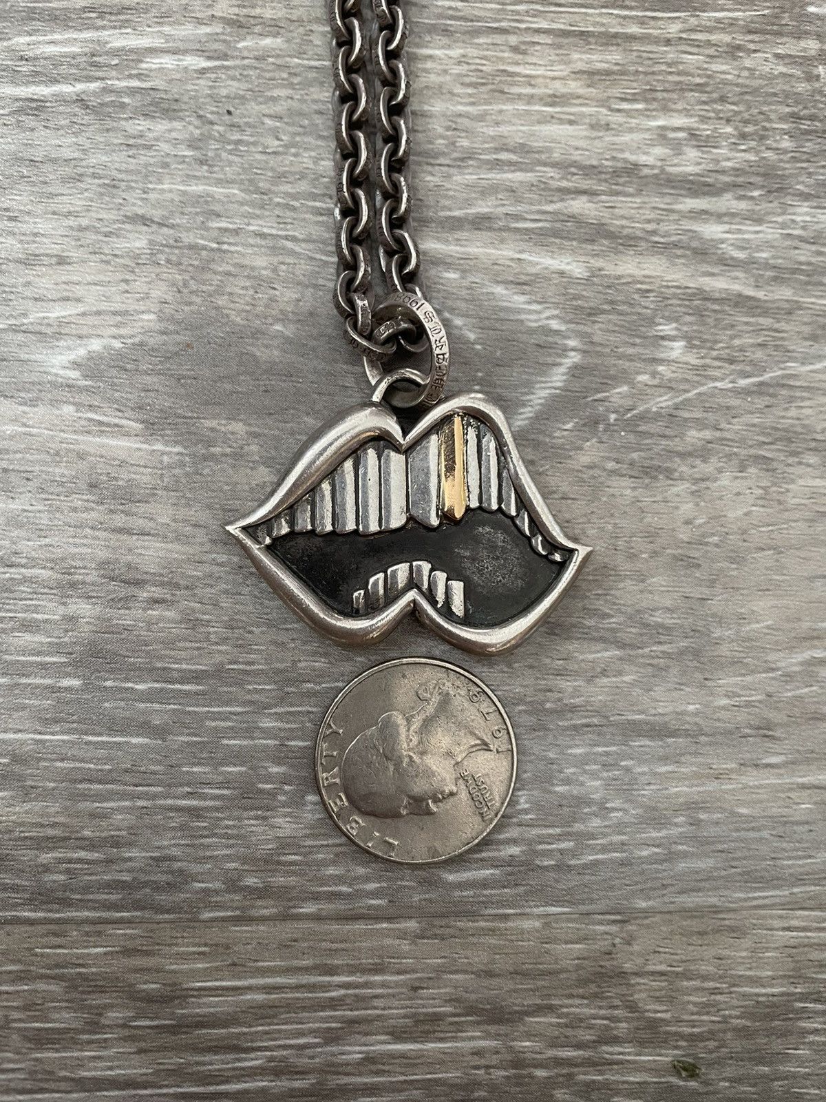 Chrome Hearts Chrome Hearts Matty Boy Lip Pendant | Grailed