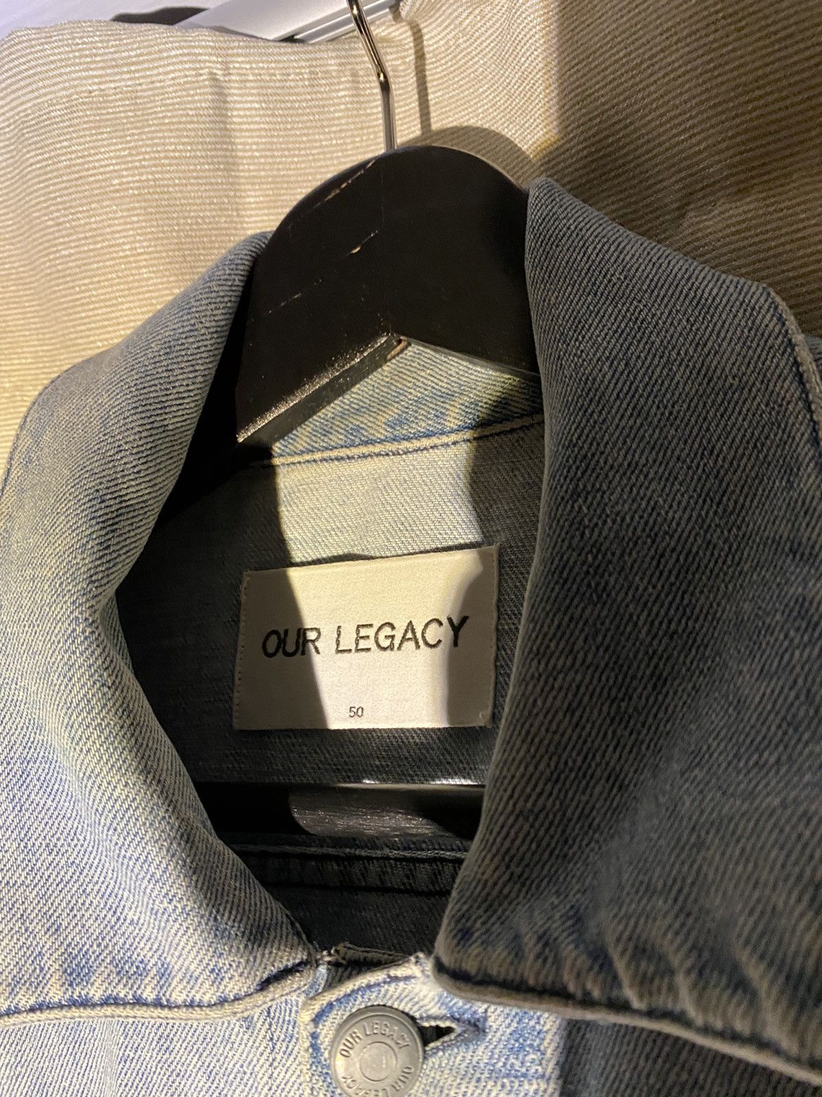 Our Legacy Tiger smiley patch denim jacket Size US M / EU 48-50 / 2 - 6 Thumbnail