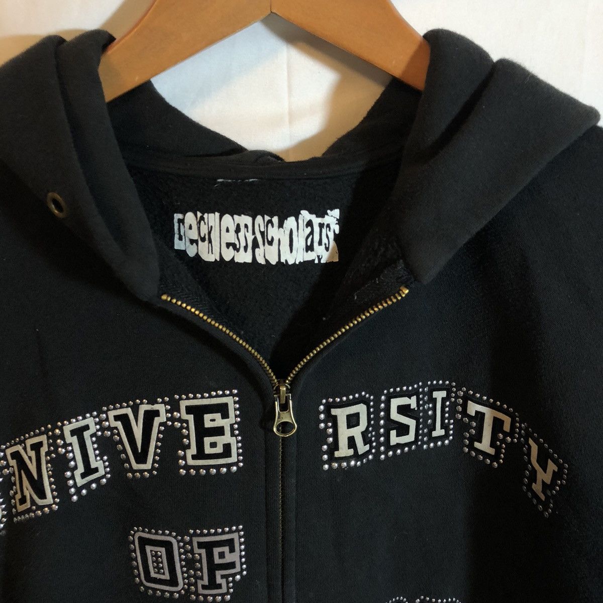 Reckless scholars zip hoodie hotsell