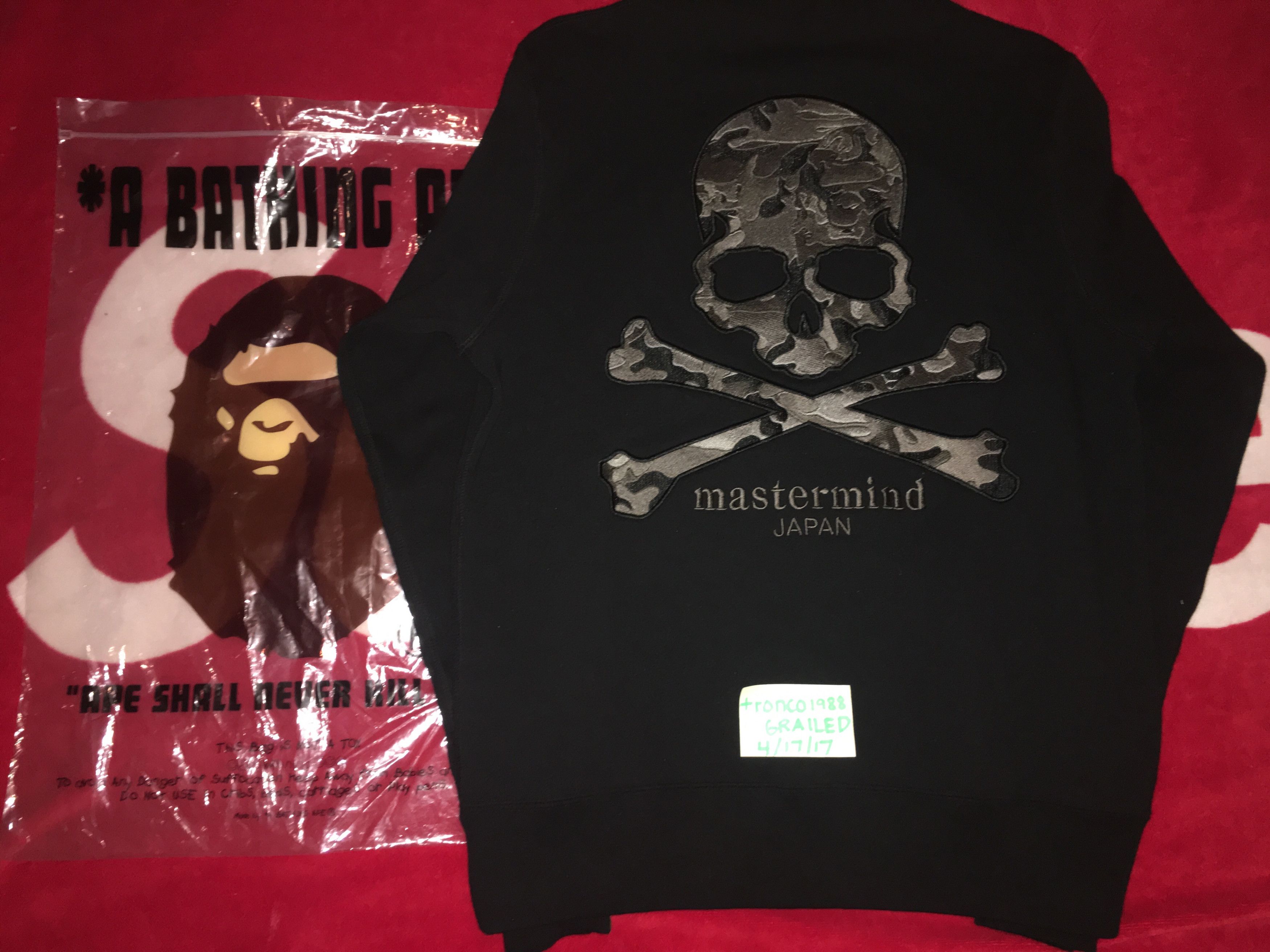 Lサイズ レア BAPE x mastermind Crewneck