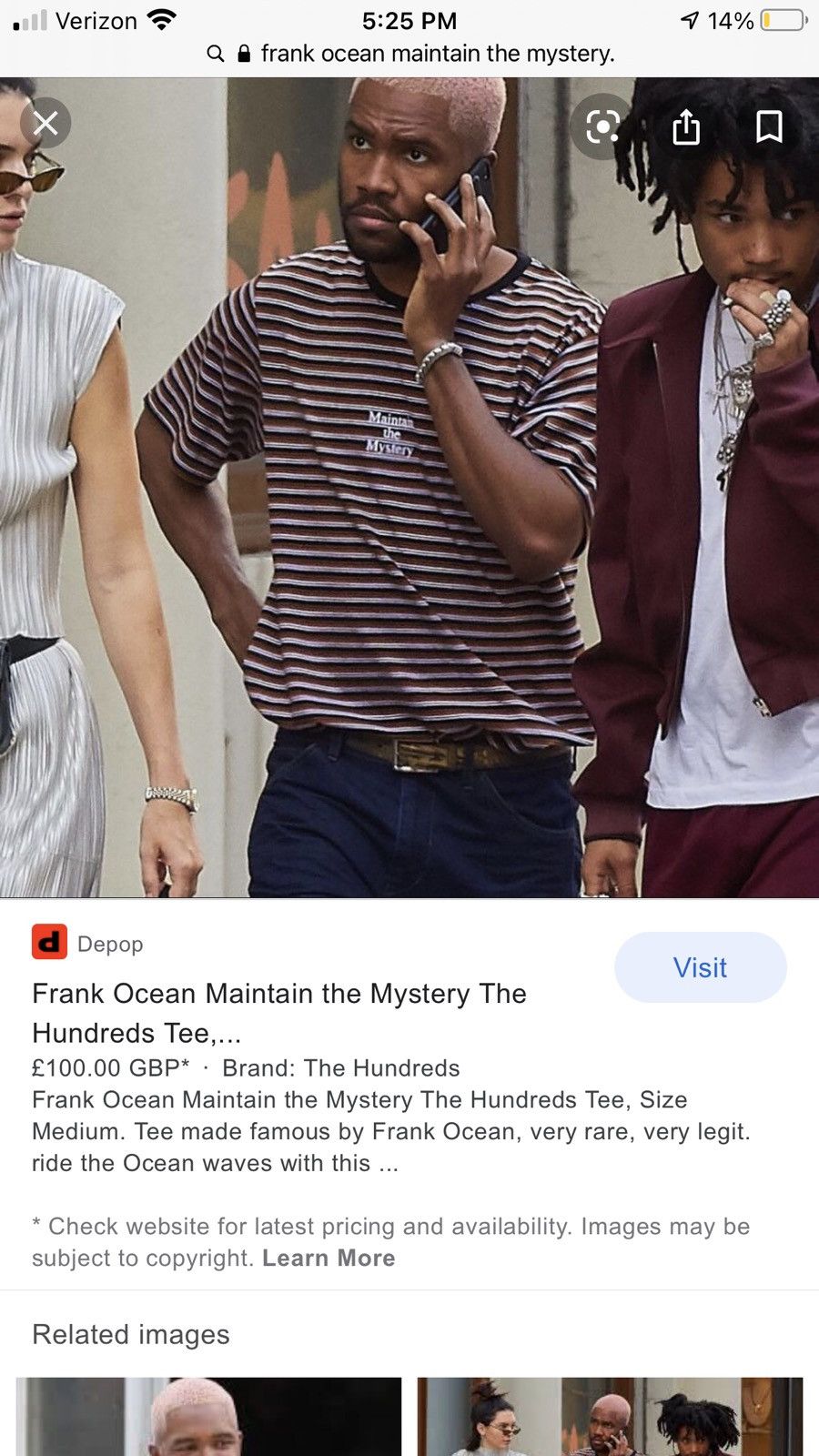 The Hundreds The Hundreds Maintain The Mystery Hoodie Frank Ocean Grailed
