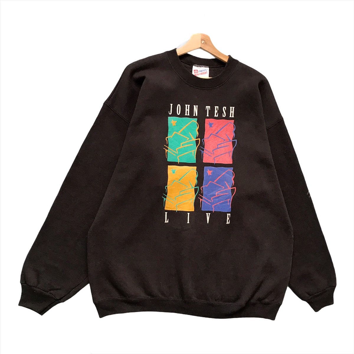Band Tees Vintage 90s John Tesh Live Crewneck Sweatshirt Size XL Size US XL / EU 56 / 4 - 2 Thumbnail