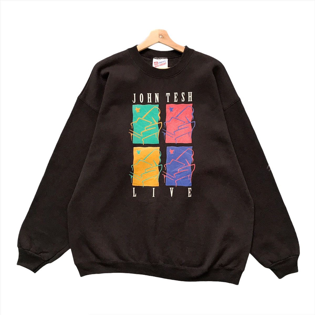 Band Tees Vintage 90s John Tesh Live Crewneck Sweatshirt Size XL Size US XL / EU 56 / 4 - 1 Thumbnail