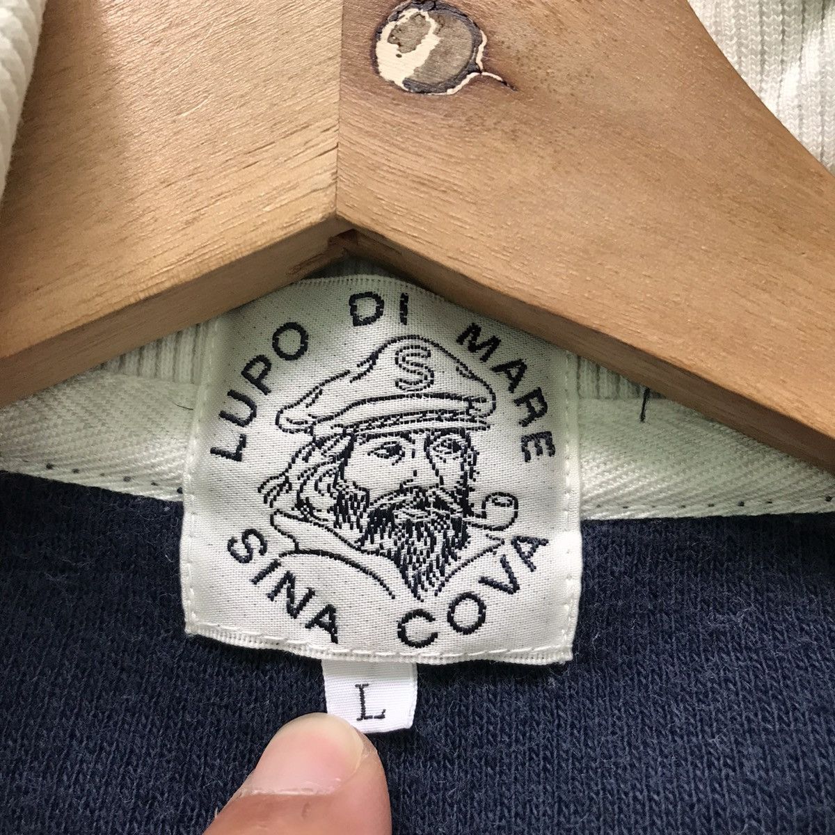 Japanese Brand Vintage Sina Cova Lupo Di Mare Halfzip Sweatshirt Size M Size US M / EU 48-50 / 2 - 8 Thumbnail
