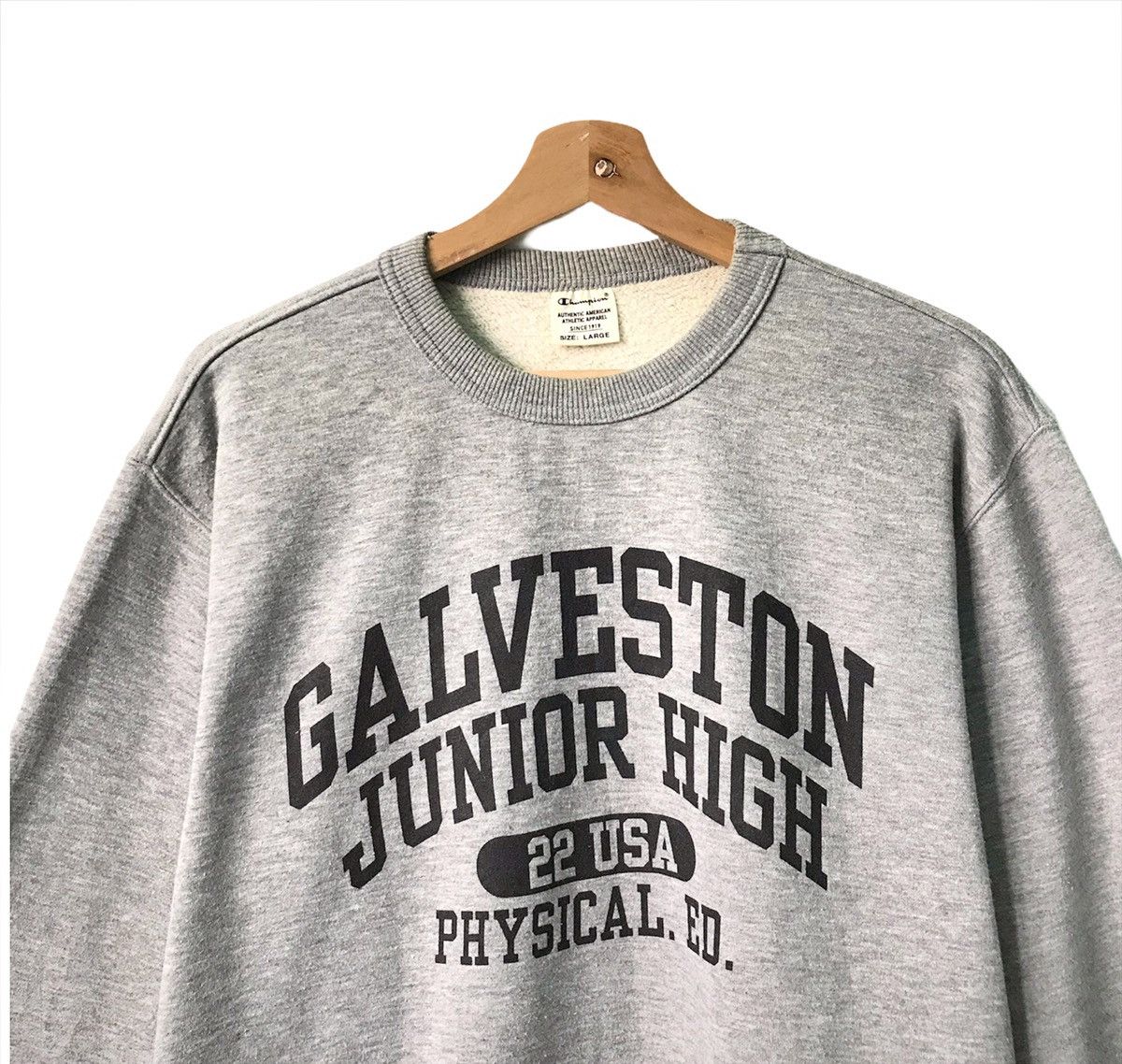 Champion Galveston Junior High Crewneck Sweatshirt Size L Size US L / EU 52-54 / 3 - 4 Thumbnail