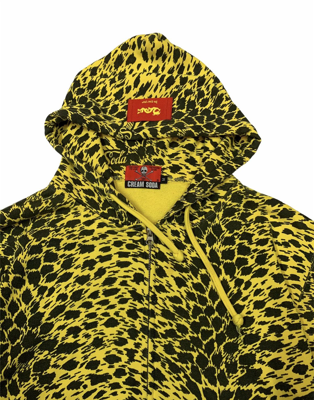 20471120 🔥CREAM SODA LEOPARD CAMO ZIPPER HOODIE Size US M / EU 48-50 / 2 - 4 Thumbnail