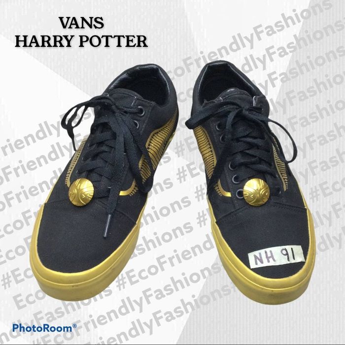 Vans X Harry Potter Golden Snitch Old Skool trainers