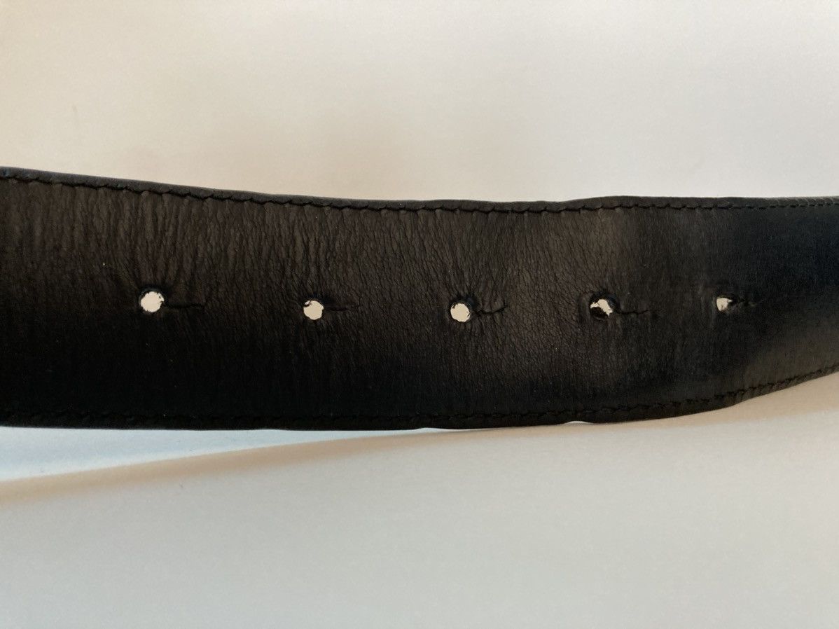 Versace Palazzo Leather Belt with Medusa Buckle Size 40 - 6 Thumbnail