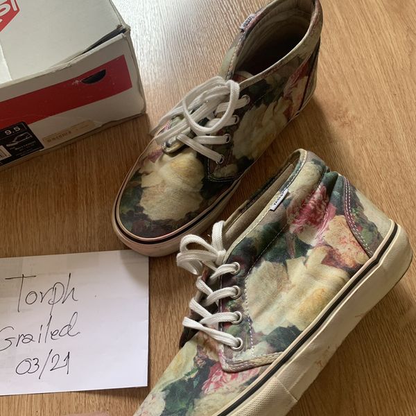 Supreme Vans Chukka x Supreme PCL Power Corruption Lies | Grailed